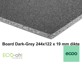 Board dark-grey 19mm x 122cm x 244 cm