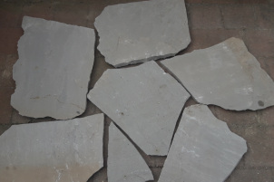 Kandla grey flagstone  ( +/- 77 kg/m² als vloer )