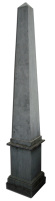 Obelisk 50x50x254 dblauwe hardsteen (H53) geschuurd