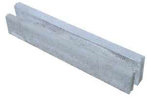 beton boordsteen grijs Bordure en béton gris