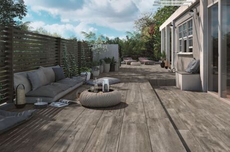 legno silver (2) 80x80x2 Sabatino Antracite 1.56 st / m²