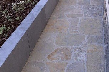 Tandur Yellow Tandur yellow flagstone ( 75 kg/m² als vloer )4-7 st/m² ; 2-4 cm dik
