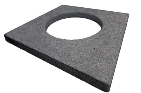 Gebrand/gat ø75cm 110x110x5  (G54)