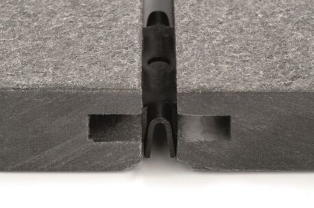 Cedral_Terrace_Clip_with plank_2 Cedral Terrace Bevestigingsclip + schroef voor hout ( 50 stuks )
