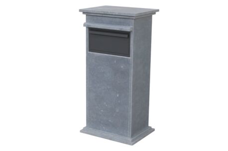 Sevilla parcel Brievenbus "Sevilla" hardsteen blauw (H50)