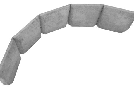 Betonboord "Small" 100x1/3x20cm vervormbaar !