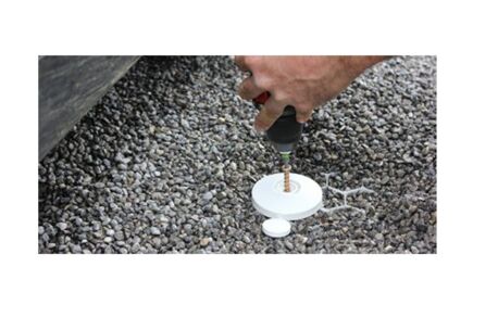 Markeerdop wit incl Nagel 1 Markeerdop wit incl nagel