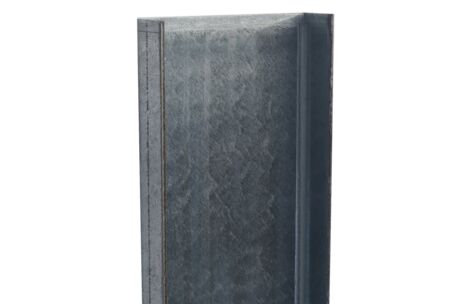 Steennet U-profiel  verzinkt 150x13x3 cm