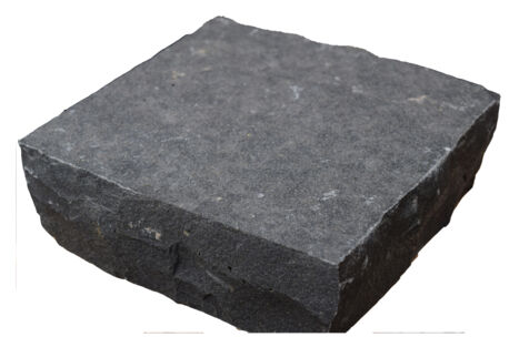 detail 14x14x5 basalt gebr Kassei Basalt platine gebrande top 14x14x5 44st/m² in kist
