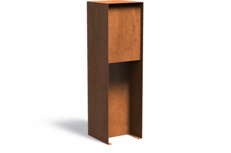 Flyn corten Brievenbus Flyn Cortenstaal 35x35x120cm