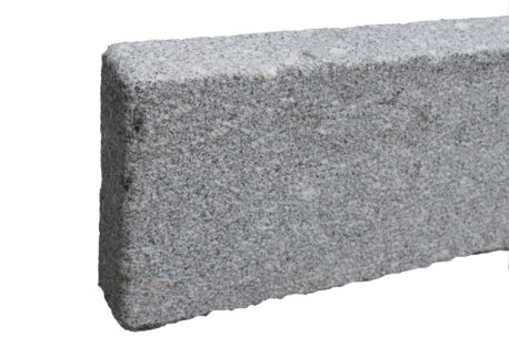 125x8x25 grijs graniet (G41) gebouchardeerd