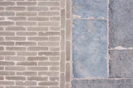 NGRF Parelgrijs 186x44x63mm genuanceerd getrommeld 111st/m&sup2;