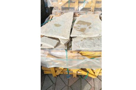 tandur yellow flagstone pal. Tandur yellow flagstone ( 75 kg/m² als vloer )4-7 st/m² ; 2-4 cm dik