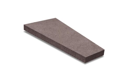 TRAPEZIUM 120x60-30x8  TAUPE