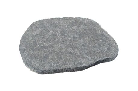 Stapsteen Basalt  +/- &oslash;35x5 cm  Gebrand