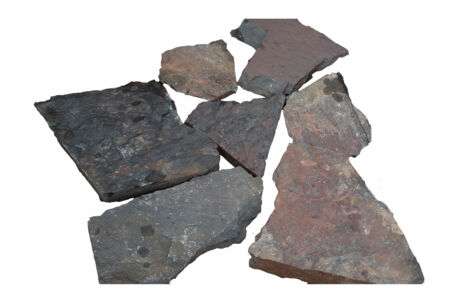 Leisteen flagstone bordeau - zwart +/- 120kg / m&sup2;