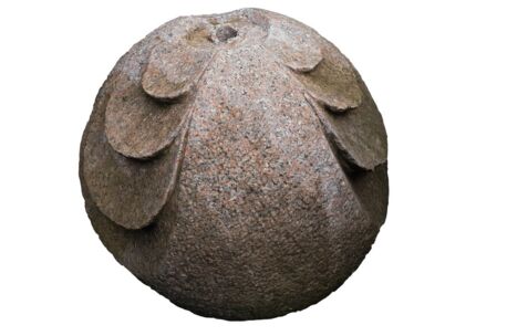 bol met bladeren G68 Bol met bladeren ø40 (roze G68)