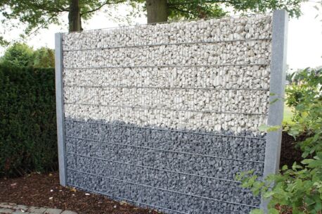 Steennet 100x250 cm2.5x20cm  5/4/5 mm galfan Stone life