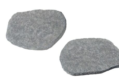stapsteen basalt (2) Stapsteen Basalt +/- ø35x5 cm Gebrand