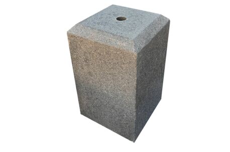 Zuil voor poolhouse 20x20/16x16x40 G54 gebrand geborsteld