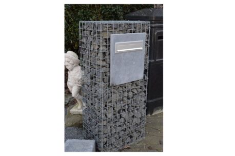 San Diego met basalt vulling Brievenbus "San Diego" hardsteen (H50)/steenkorf