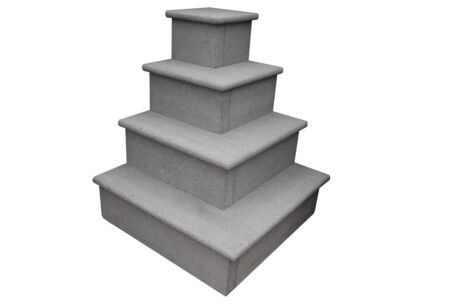 trap G54N (2) Trap natuursteen G54N gebrand/geborsteld 100x100x120H