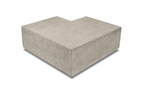 TRAP Buiten HOEK 60x37x15 GREIGE