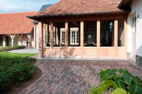 NGRF Koperbruin 186x44x63mm genuanceerd getrommeld 111st/m&sup2;