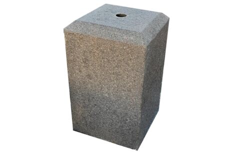 zuil voor poolhouse (1 )G54 Zuil voor poolhouse 20x20/16x16x40 G54 gebrand geborsteld