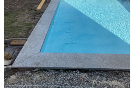 zwembadrand G54N rechte neus G54N Gebrand/geborsteld met rechte neus 75x35x5/3