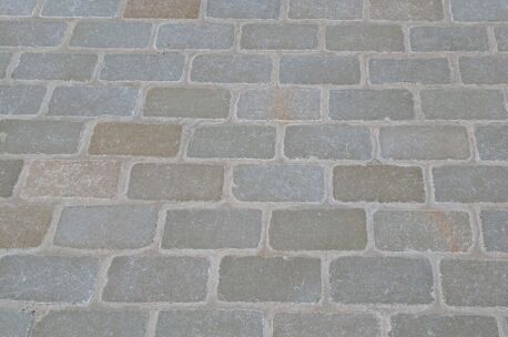 Tandur platine multi beige gezaagd, verouderd 20x10x6 43st/m&sup2;