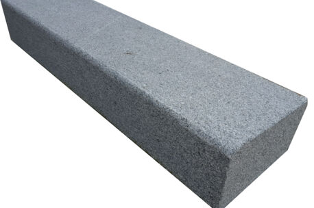 G54N 100x25x15 gebr-geb Flammé/brossé, nez arrondi 100x25x15 (G54N)