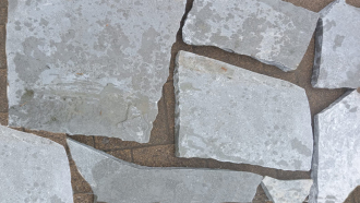 Tandur grey flagstone  ( 75 kg/m² als vloer )4-7 st/m² ; 2-4 cm dik